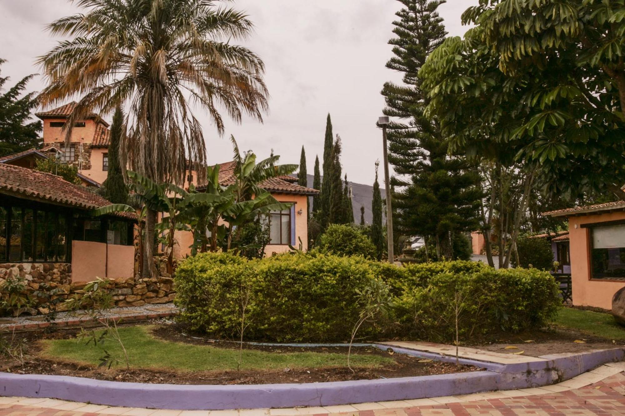 Gasthaus Hacienda Flamingo Villa de Leyva Exterior foto