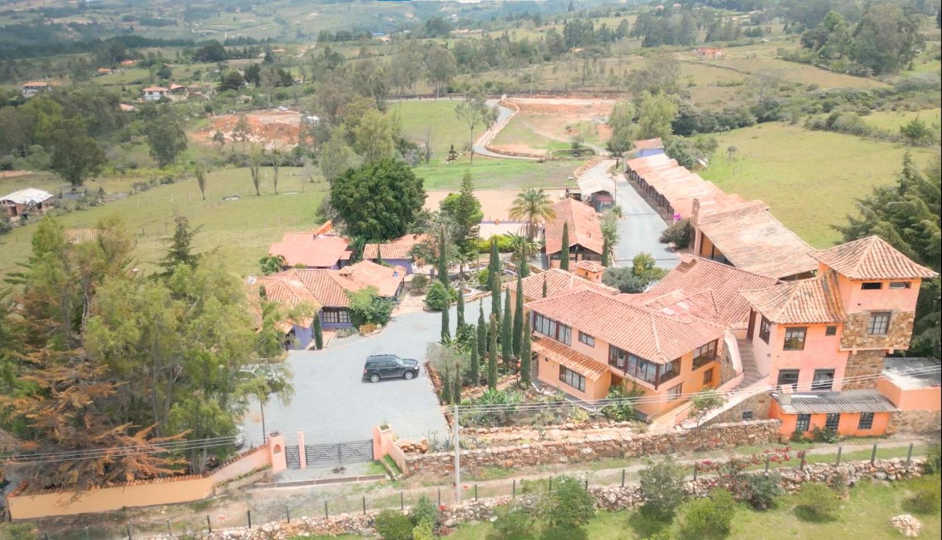 Gasthaus Hacienda Flamingo Villa de Leyva Exterior foto