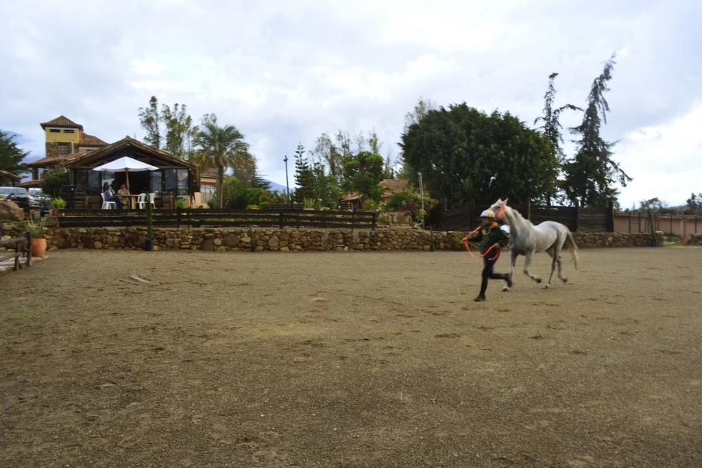 Gasthaus Hacienda Flamingo Villa de Leyva Exterior foto